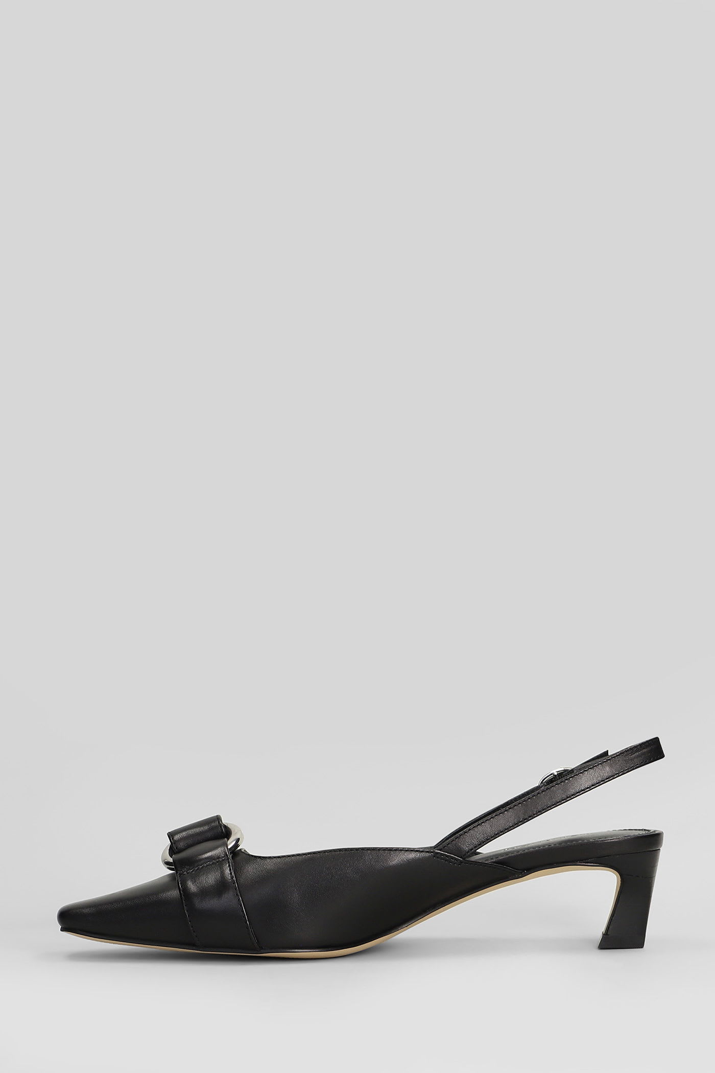 Michael Kors Jaden Kitten Sling Pumps - Black