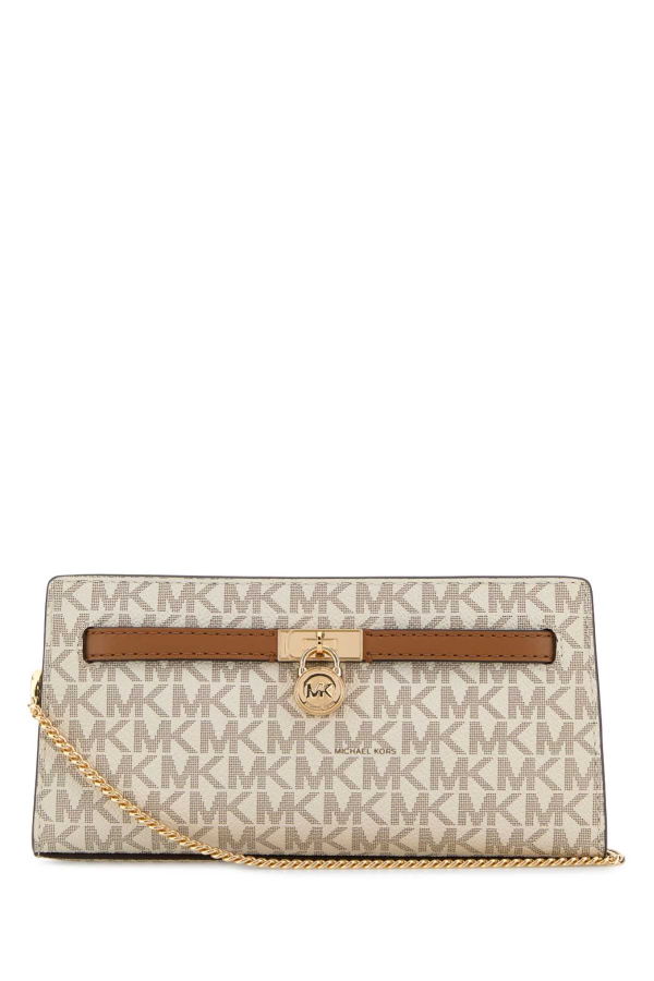 Michael Kors Printed Canvas Hamilton Crossbody Bag - Vanillaacrn