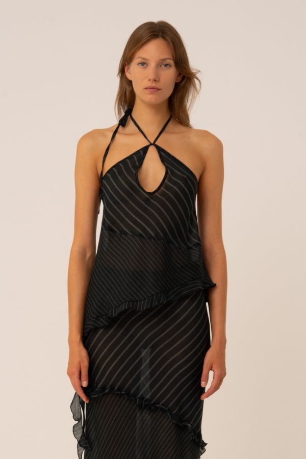 Carmen Says Striped Ecstasy Top
