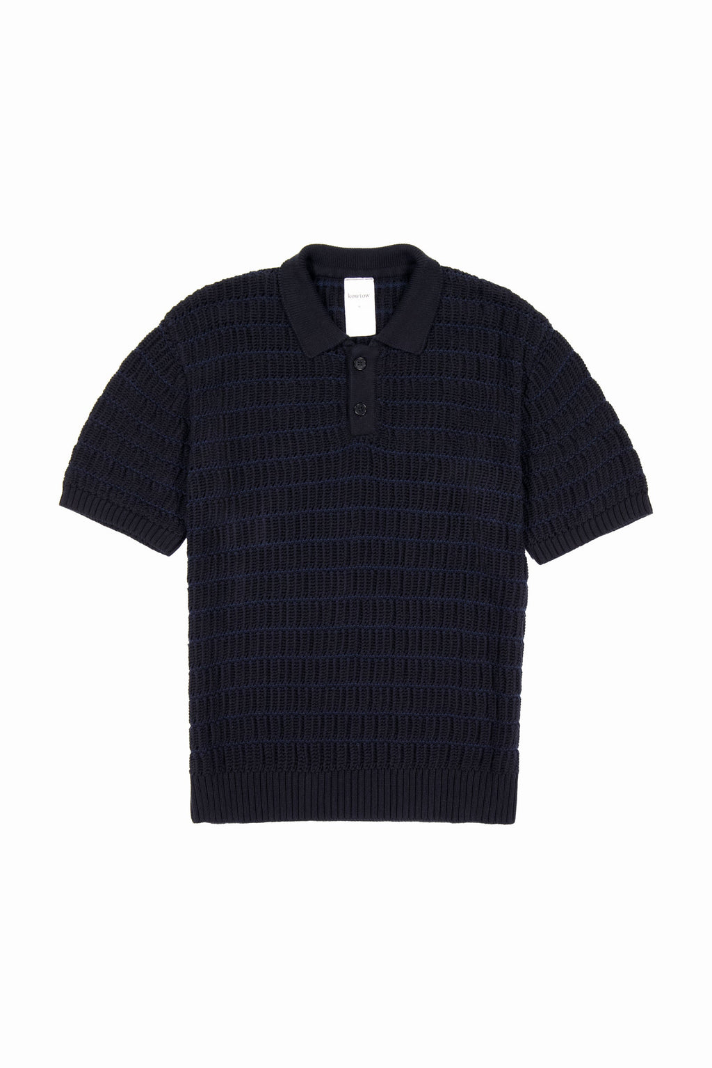 Kowtow Midnight Polo - Black-Navy