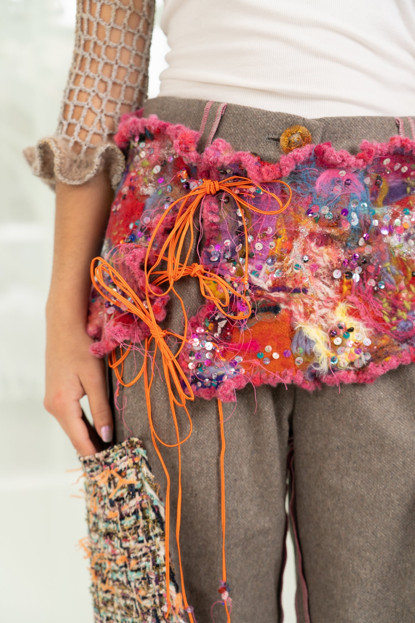 Mathilde Hiron Millefiori Felt Belt
