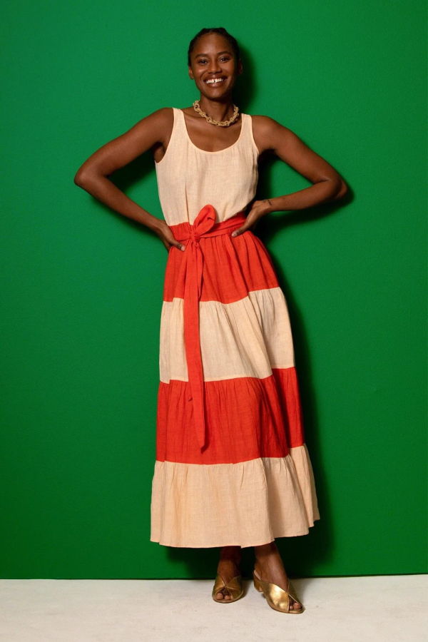 Carolina K Milo Dress - Grenadine