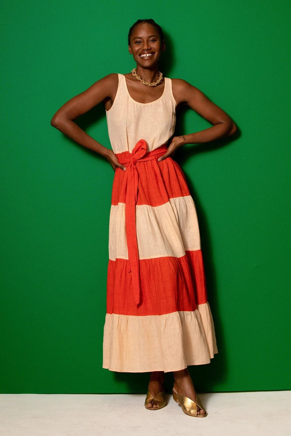 Carolina K Milo Dress - Grenadine