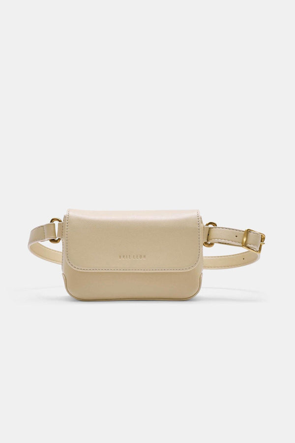 BRIE LEON Mini Camille Crossbody - Cashew