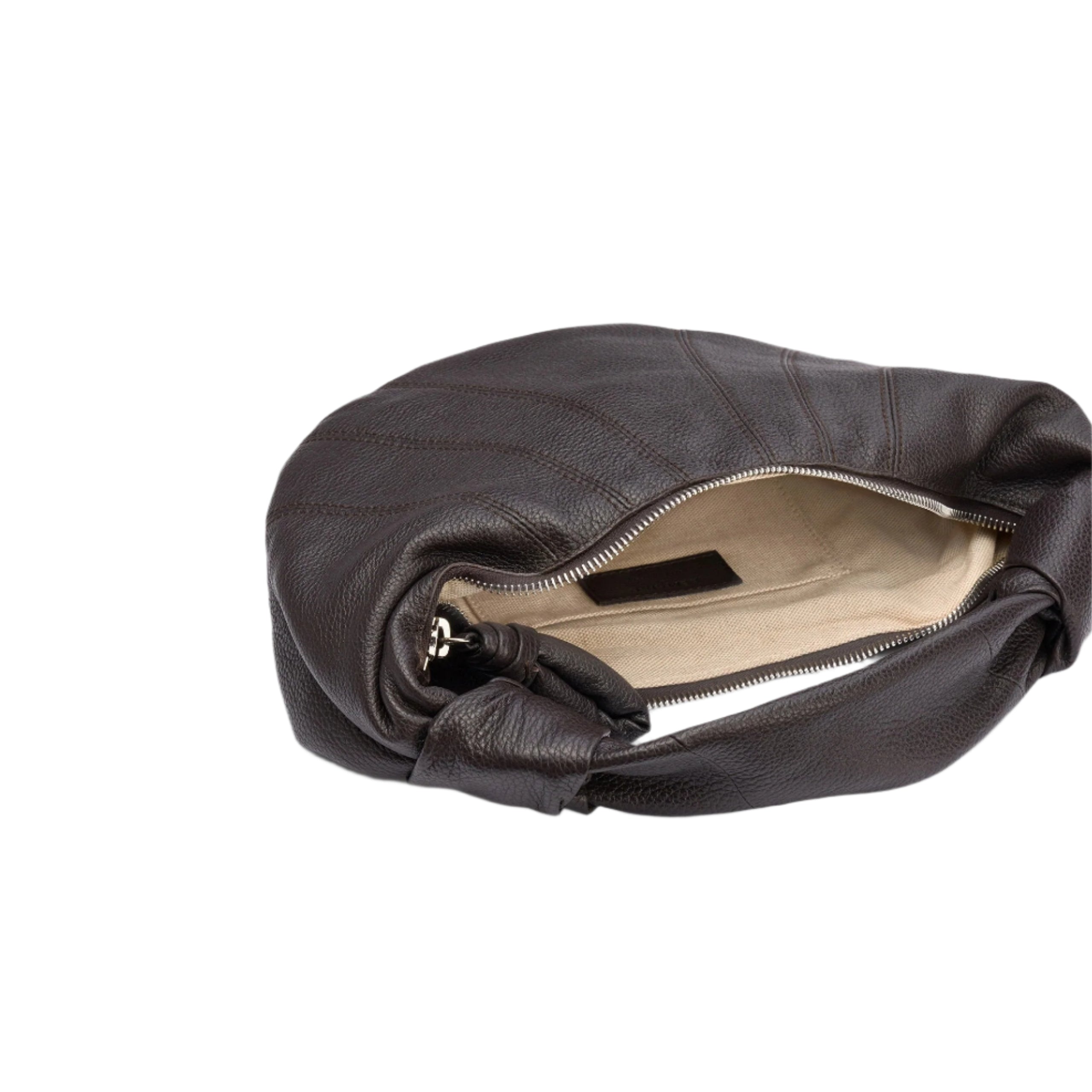 Lemaire Mini Fortune Croissant Bag - Dark Chocolate