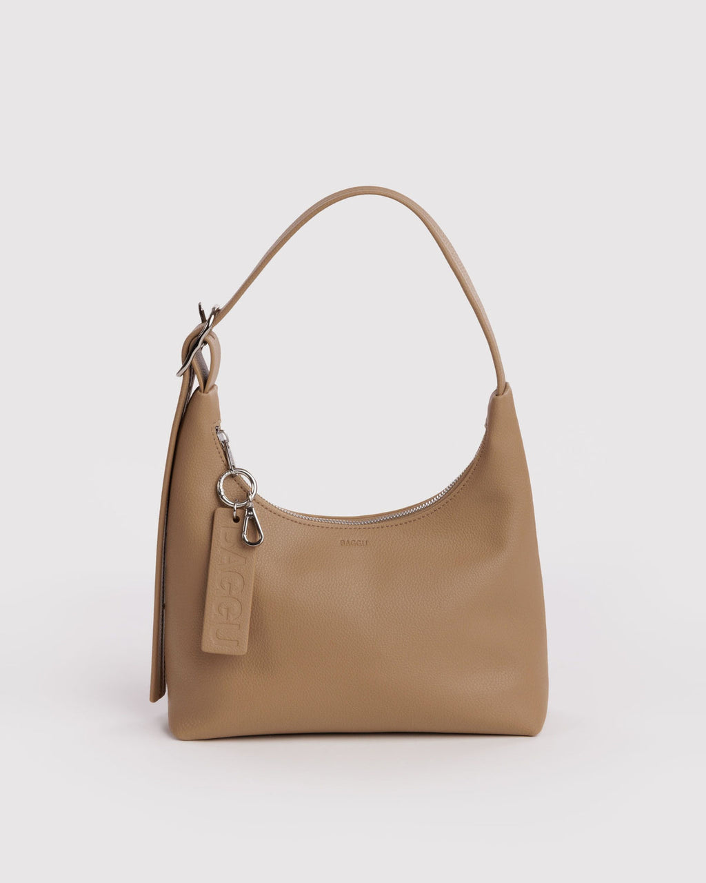 BAGGU Mini Recycled Leather Shoulder Bag