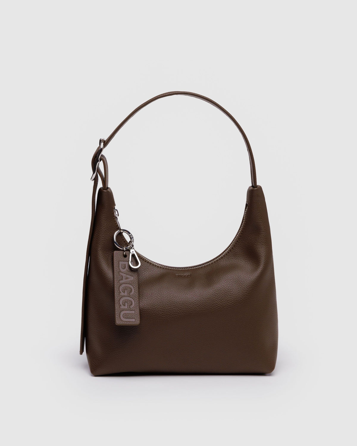 BAGGU Mini Recycled Leather Shoulder Bag