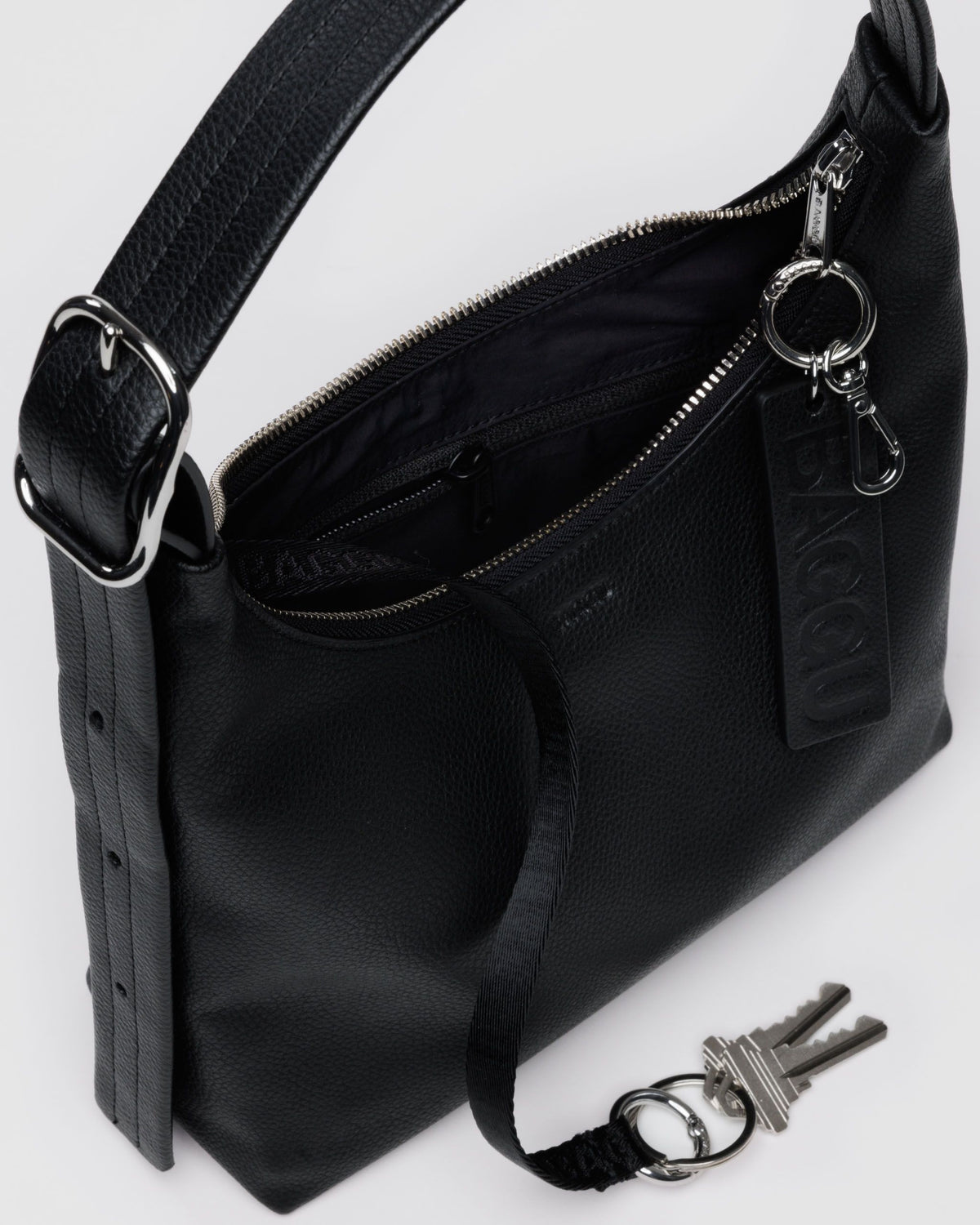 BAGGU Mini Recycled Leather Shoulder Bag