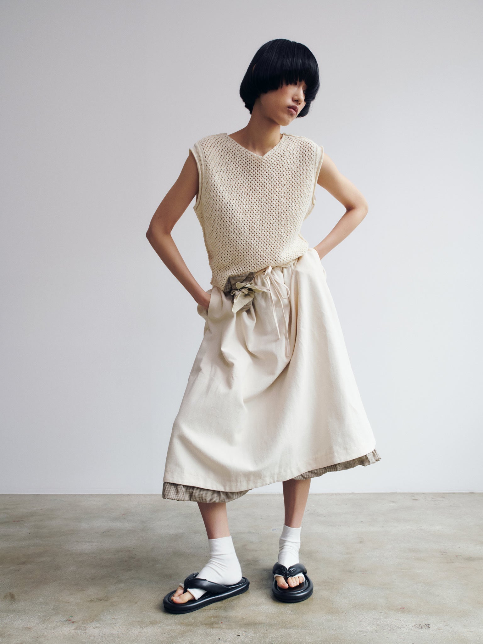 Rus Miru Top - Chalk