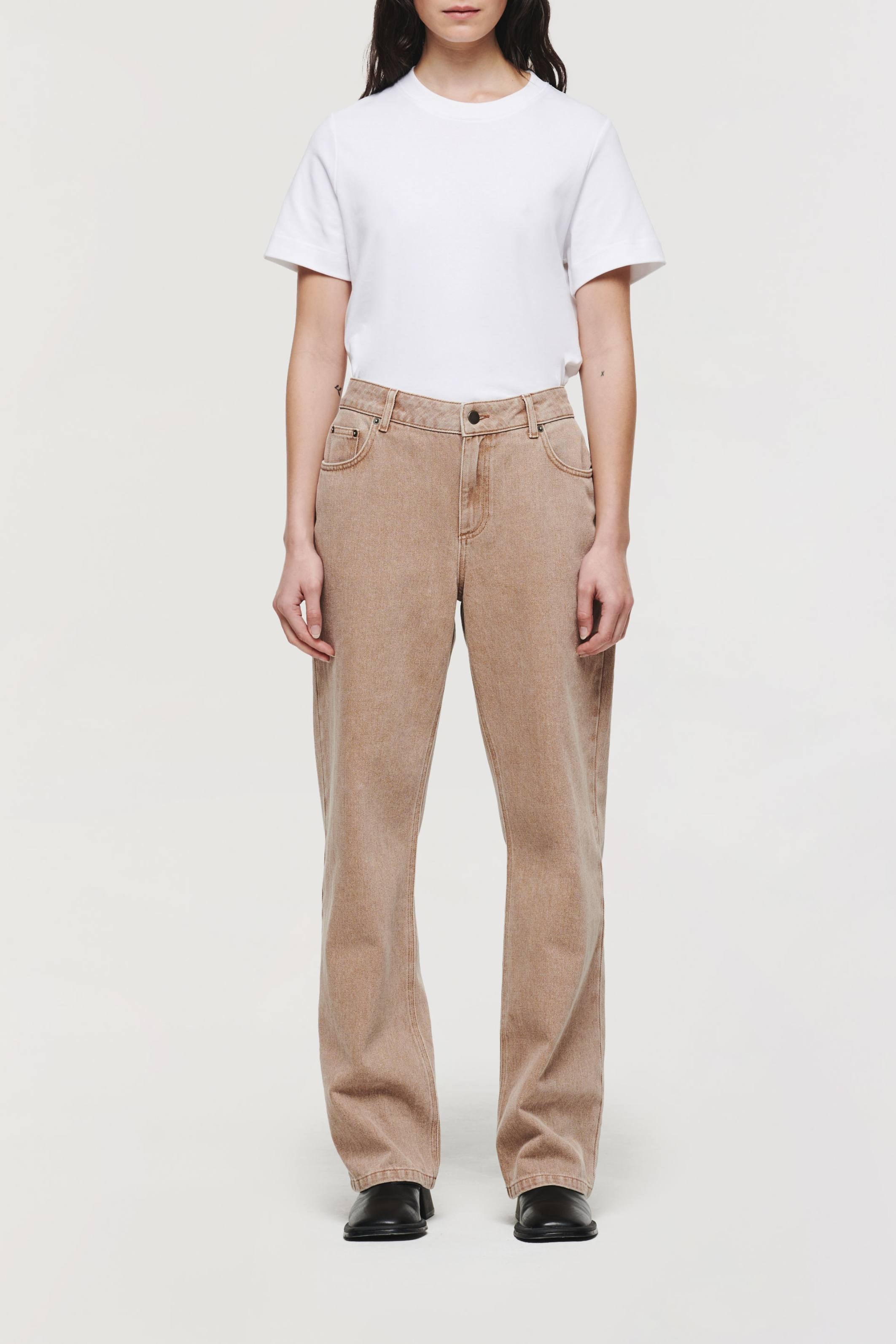 aligne Miso Long Straight Leg Jeans - Miso