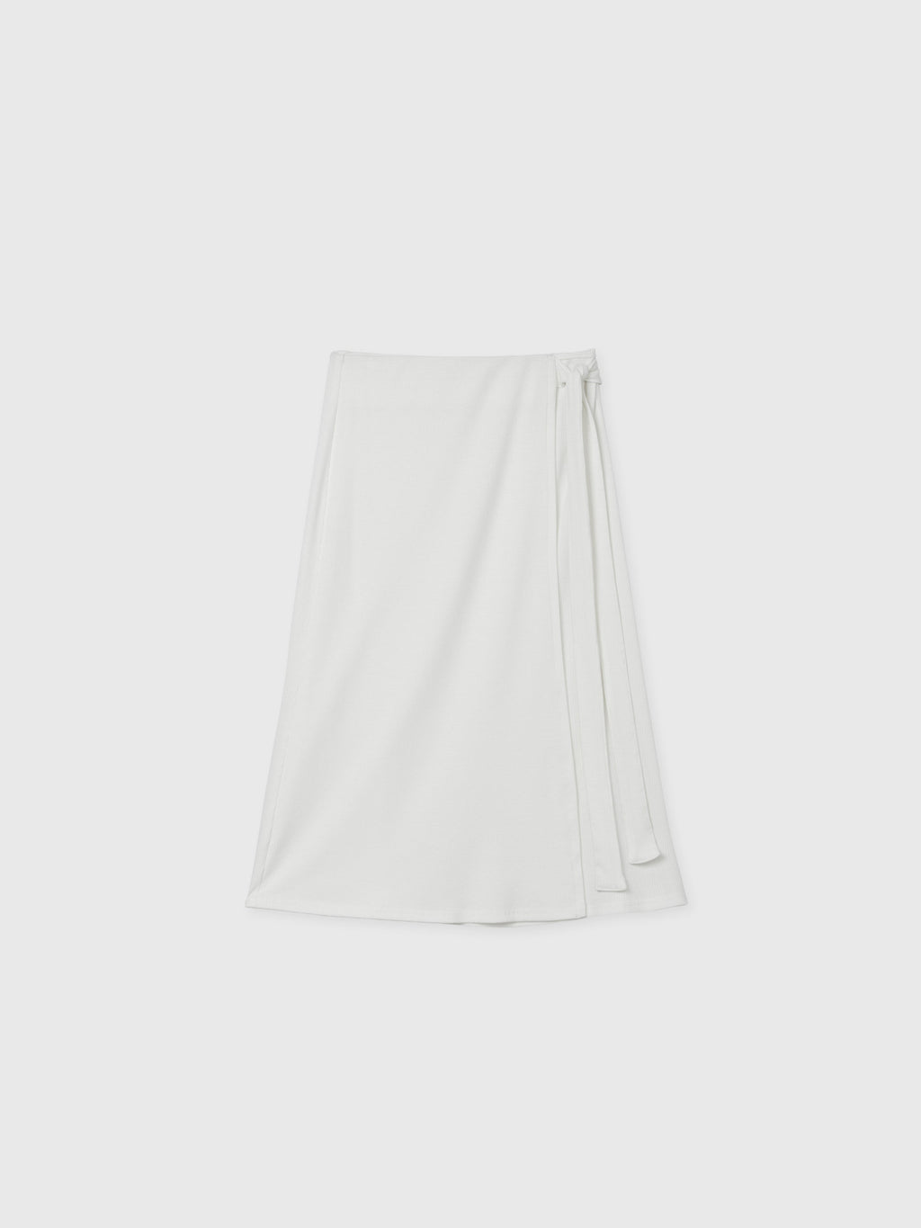DĀL THE LABEL Modal Rib Knit Wrap Skirt