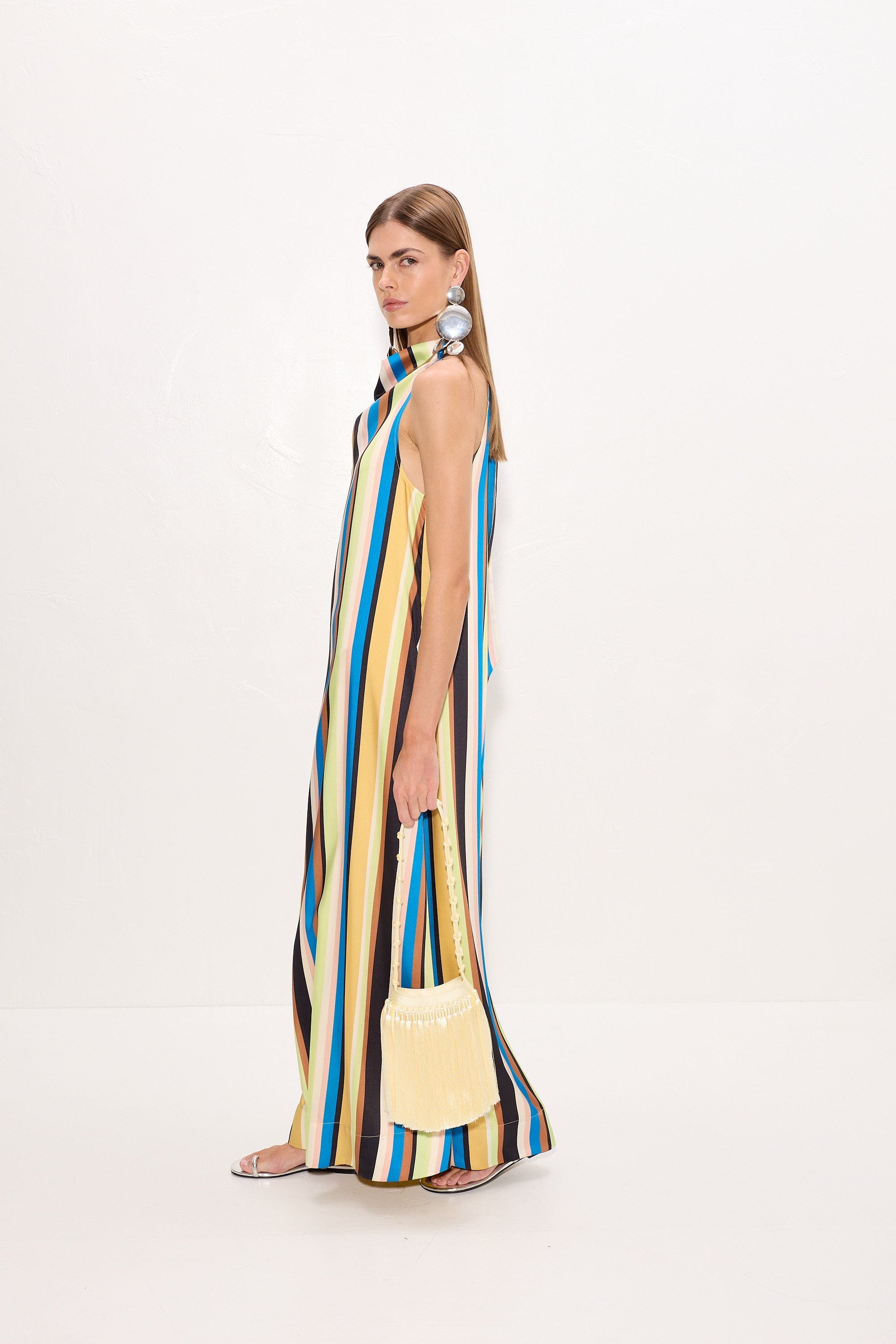 Simon Miller Mona Twill Dress - Ocean Stripe