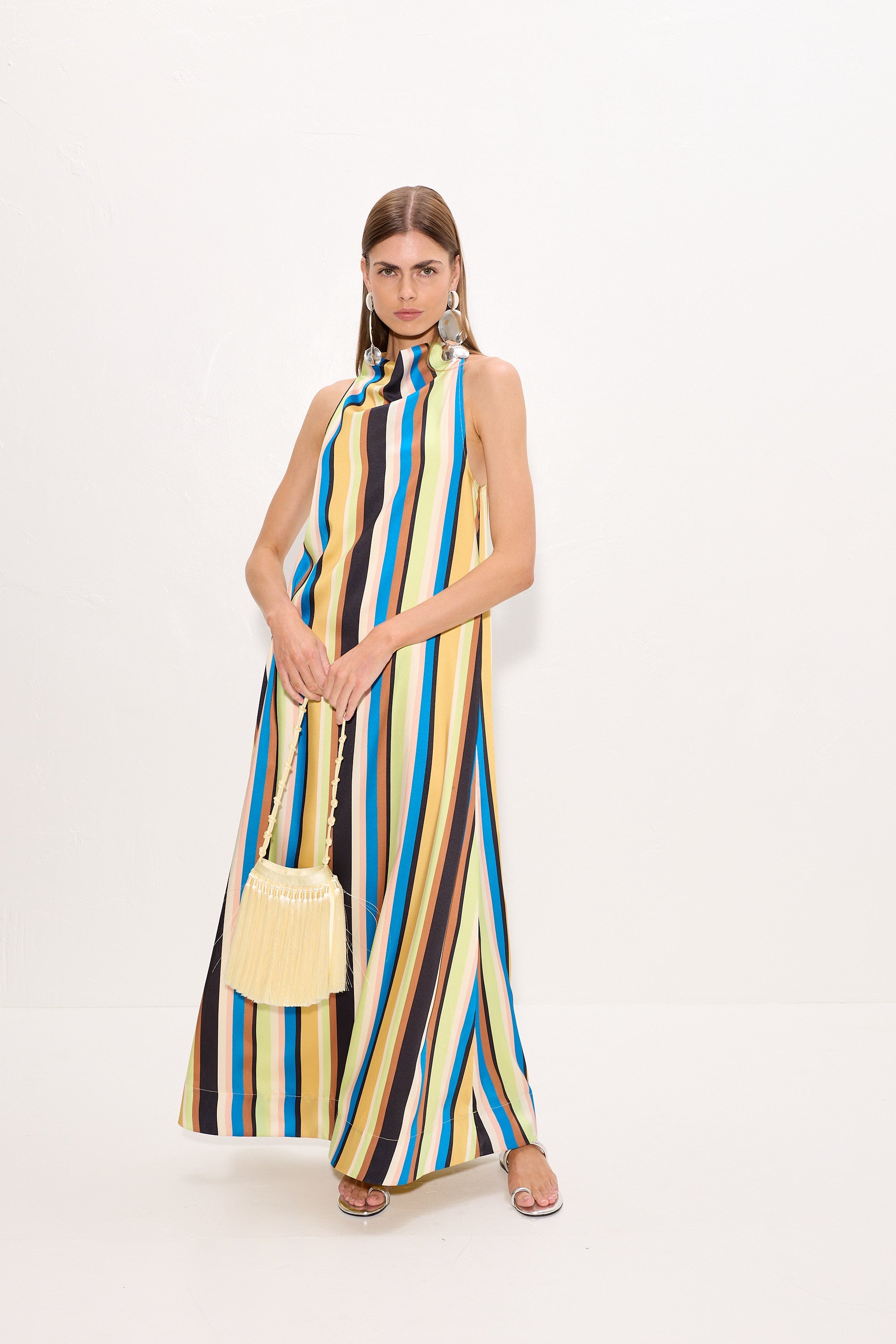 Simon Miller Mona Twill Dress - Ocean Stripe