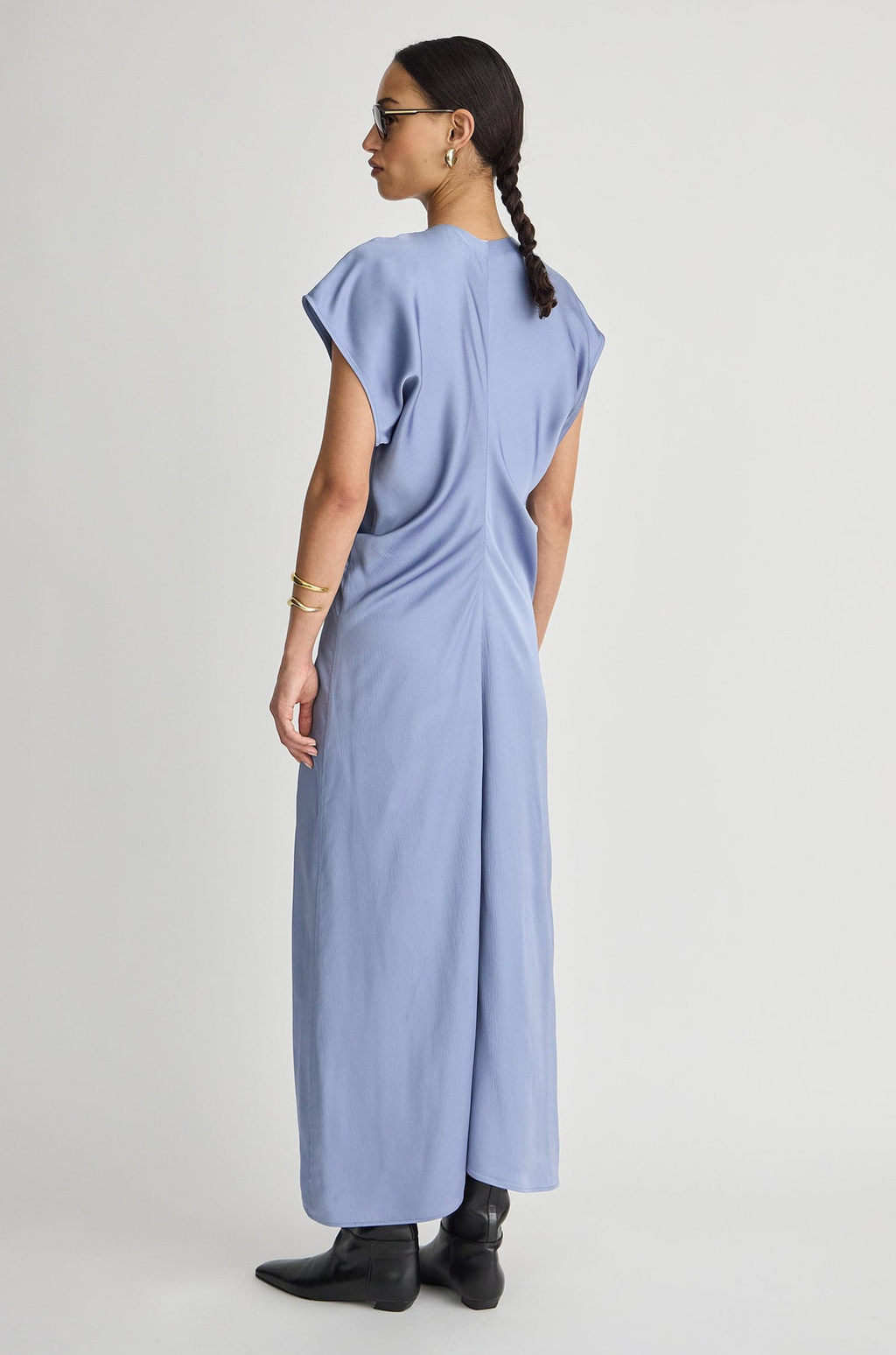 Apiece Apart Monde Drape Bias Maxi Dress