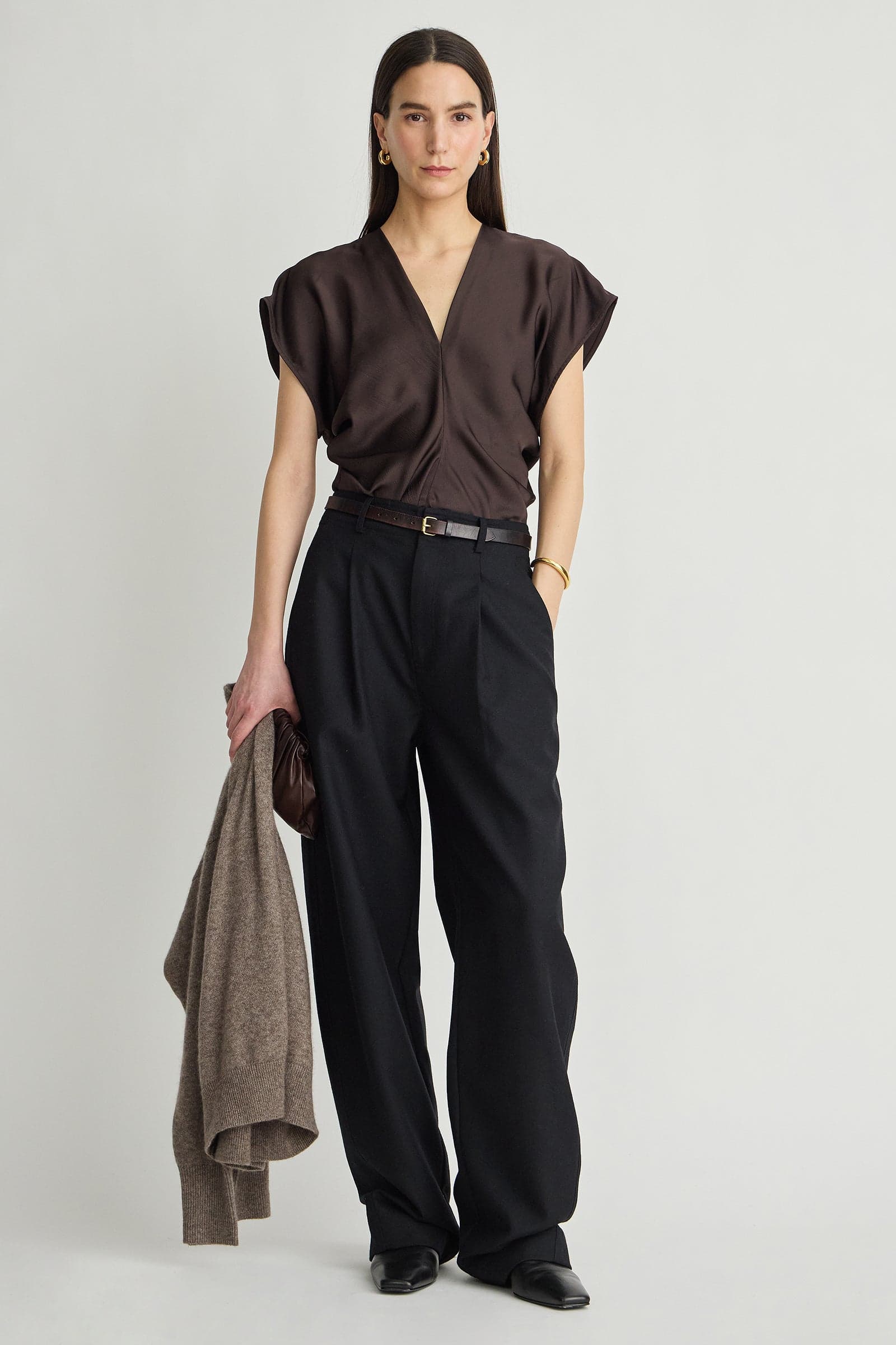 Apiece Apart Monde Drape Bias Top
