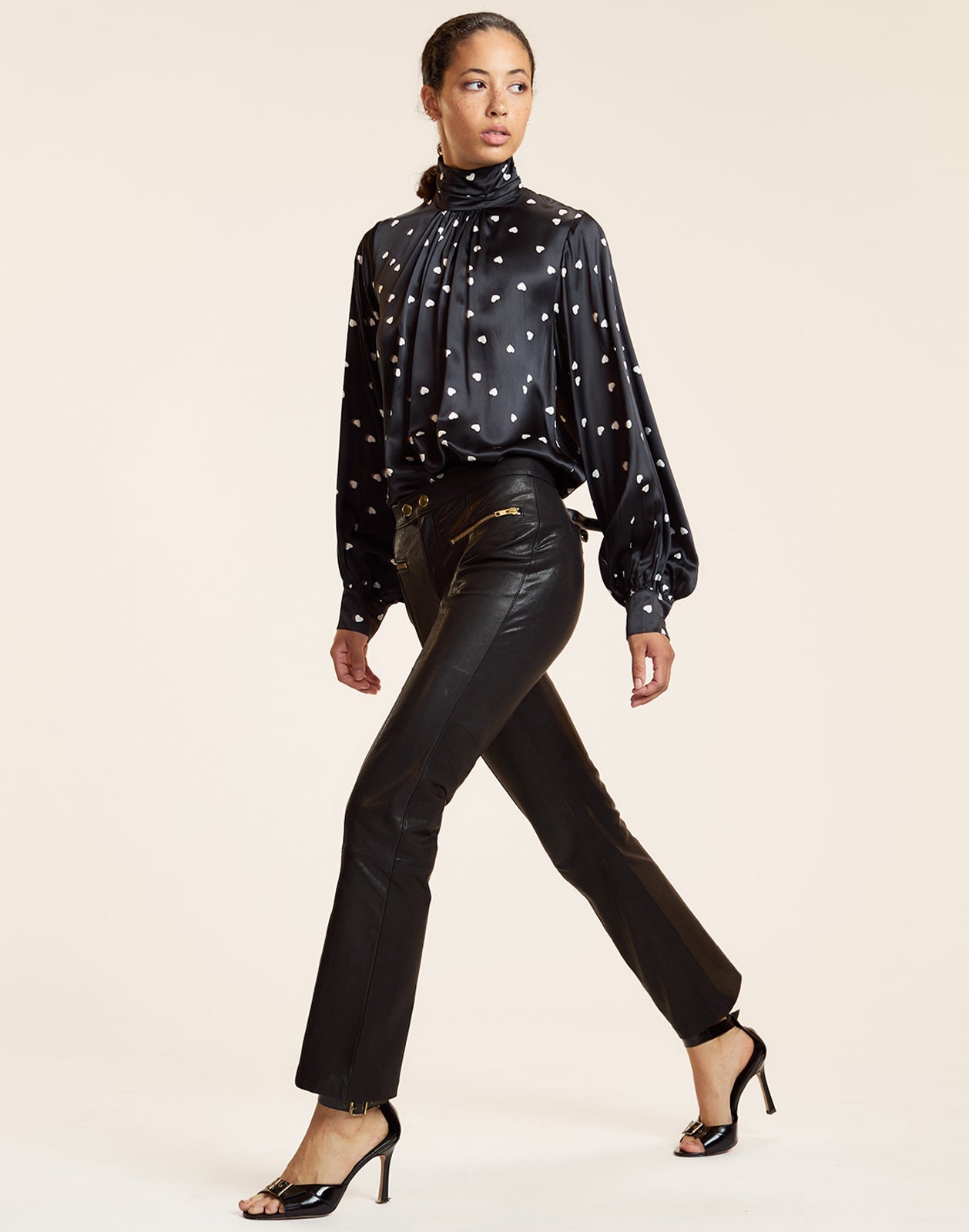 Cynthia Rowley Monroe Silk Blouse - Black