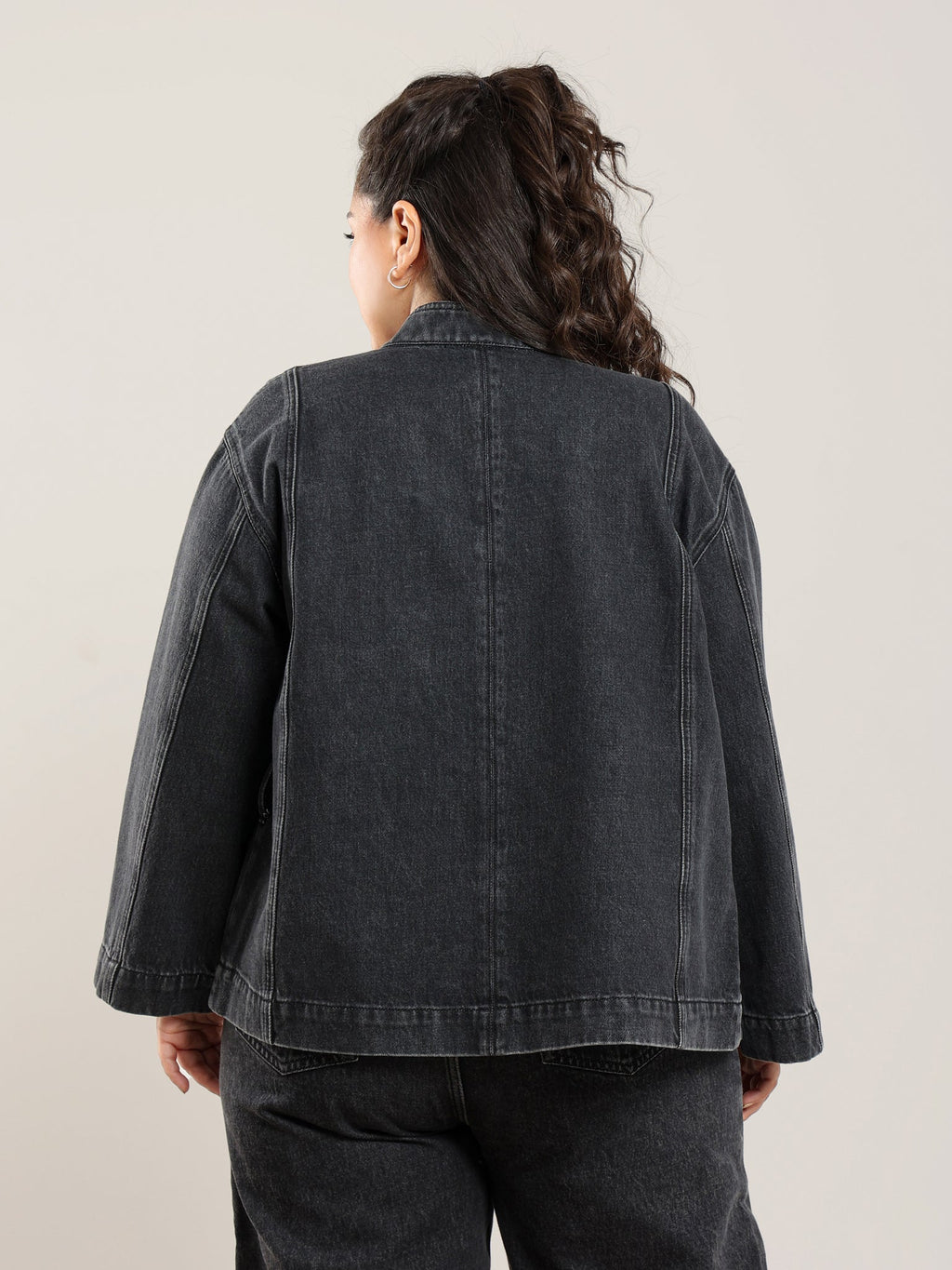 NAZEERAH Qamar Denim Jacket