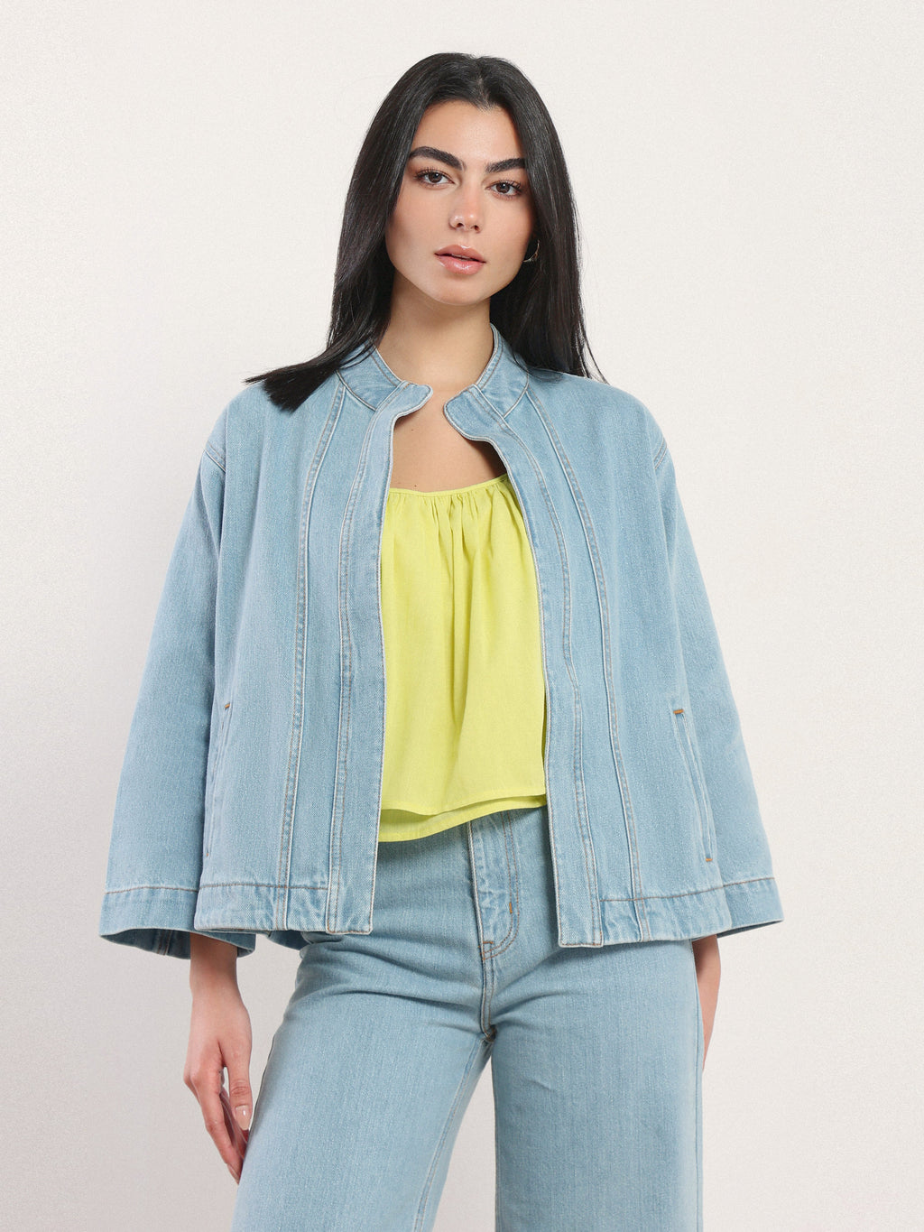 NAZEERAH Qamar Denim Jacket