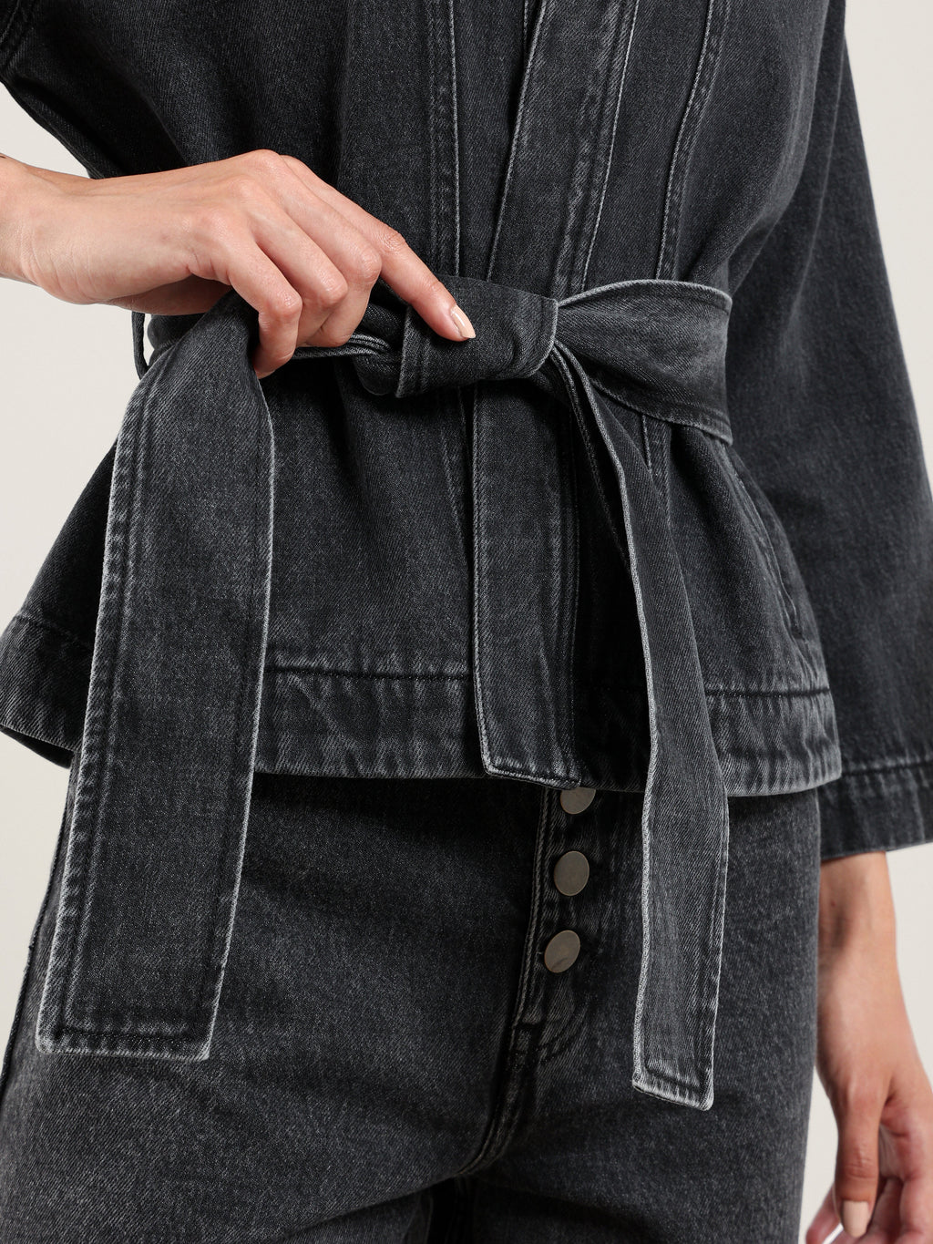 NAZEERAH Qamar Denim Jacket