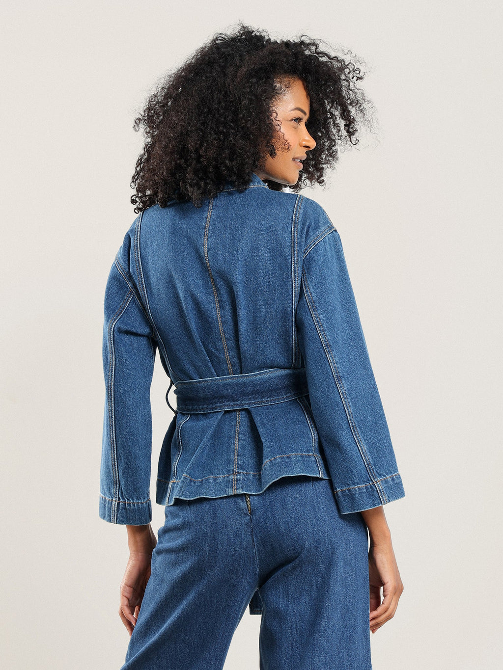 NAZEERAH Qamar Denim Jacket