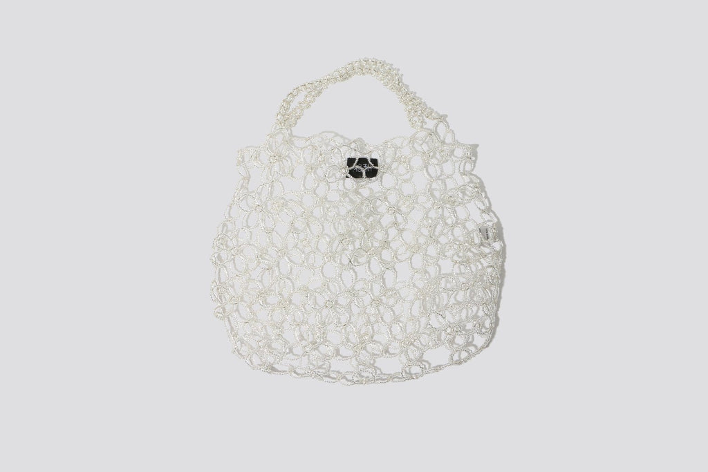 Mozhdeh Matin Flower Beaded Bag
