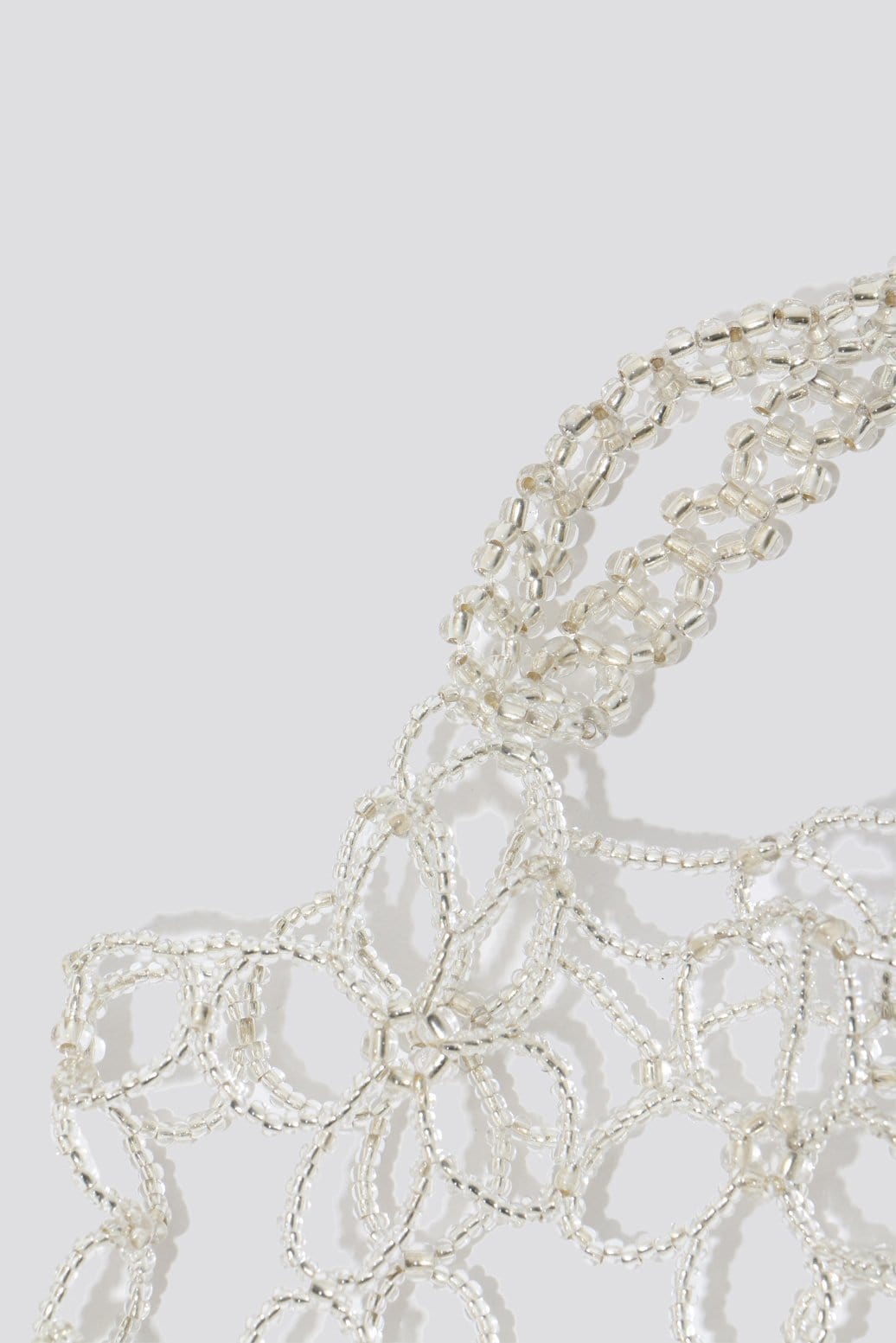 Mozhdeh Matin Flower Beaded Bag