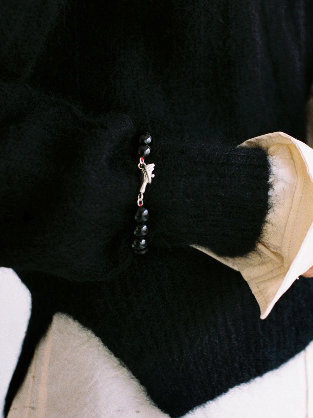 Rus Murmur Polo Sweater - Black