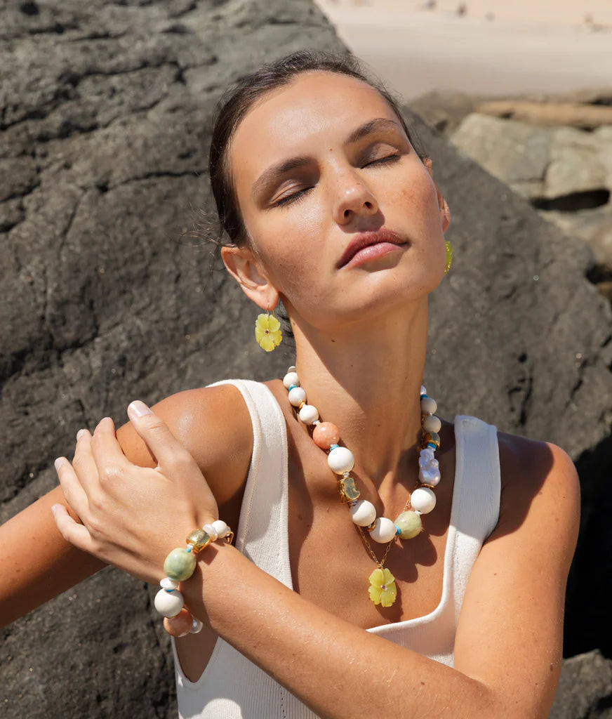 Lizzie Fortunato New Bloom Earrings - Canary