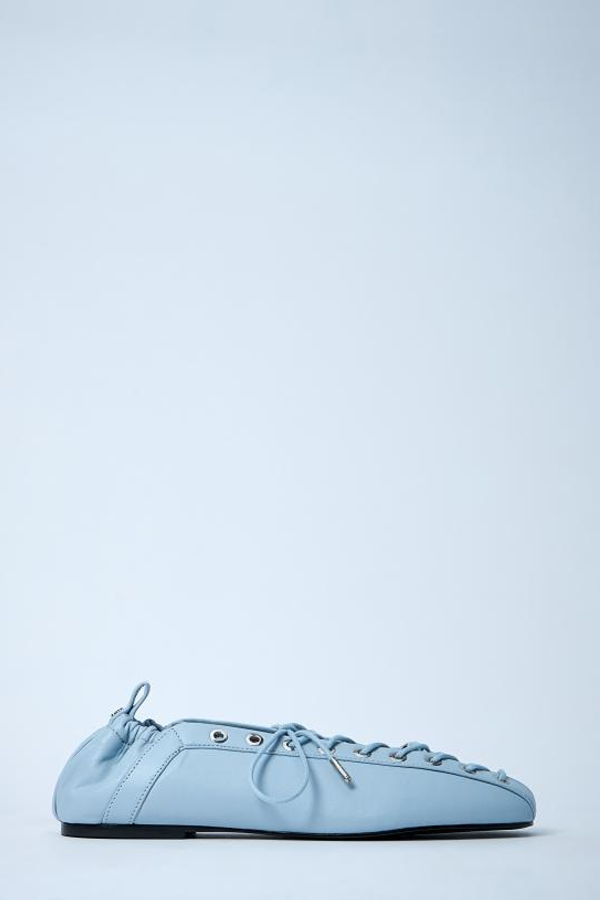 Ganni Flat Shoes - Niagara Mist