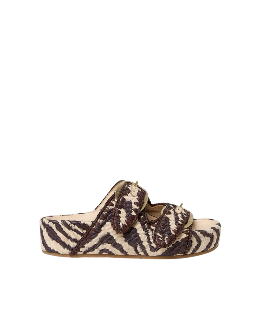 Loeffler Randall Nico Two Band Sandal - Vintage Zebra