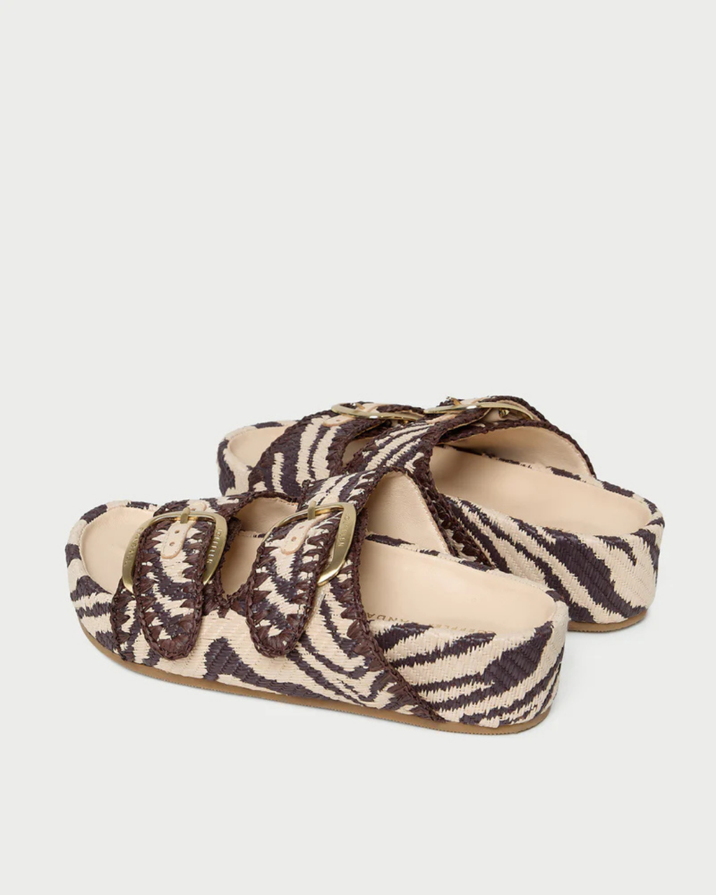 Loeffler Randall Nico Two Band Sandal - Vintage Zebra