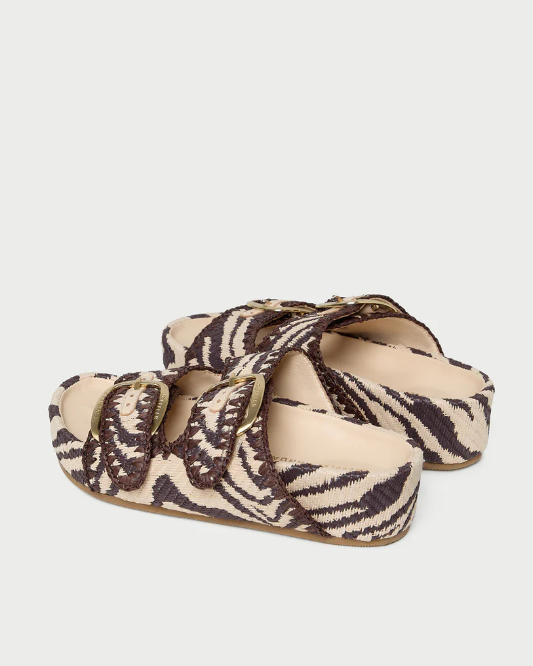 Loeffler Randall Nico Two Band Sandal - Vintage Zebra