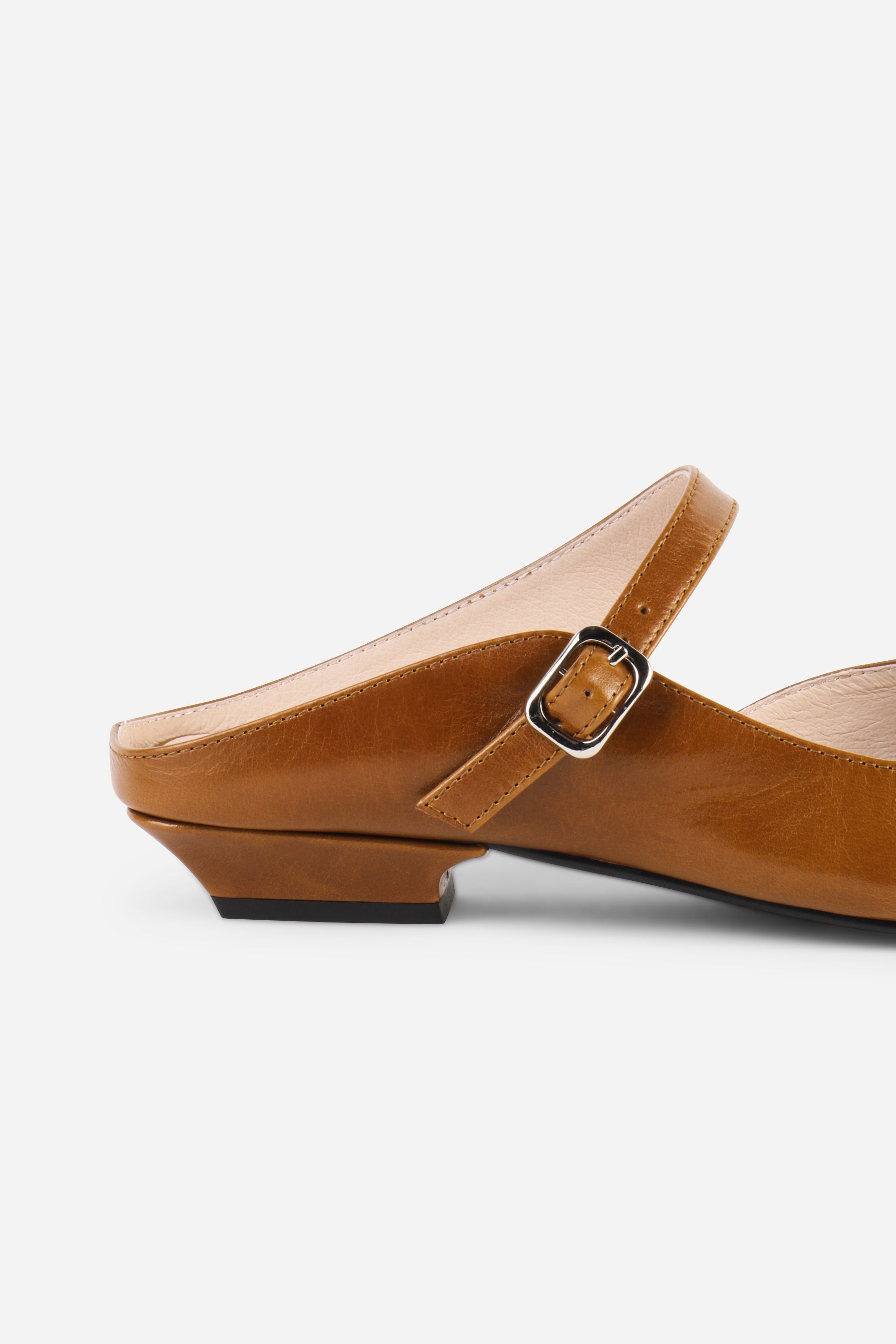 INTENTIONALLY __________. Nona Leather Flat Mule
