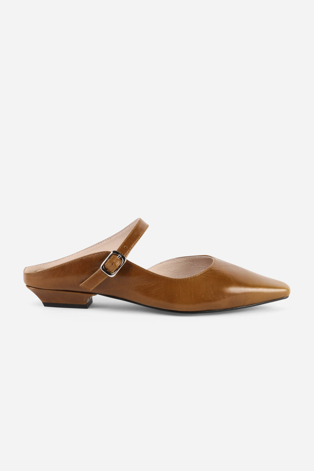 INTENTIONALLY __________. Nona Leather Flat Mule