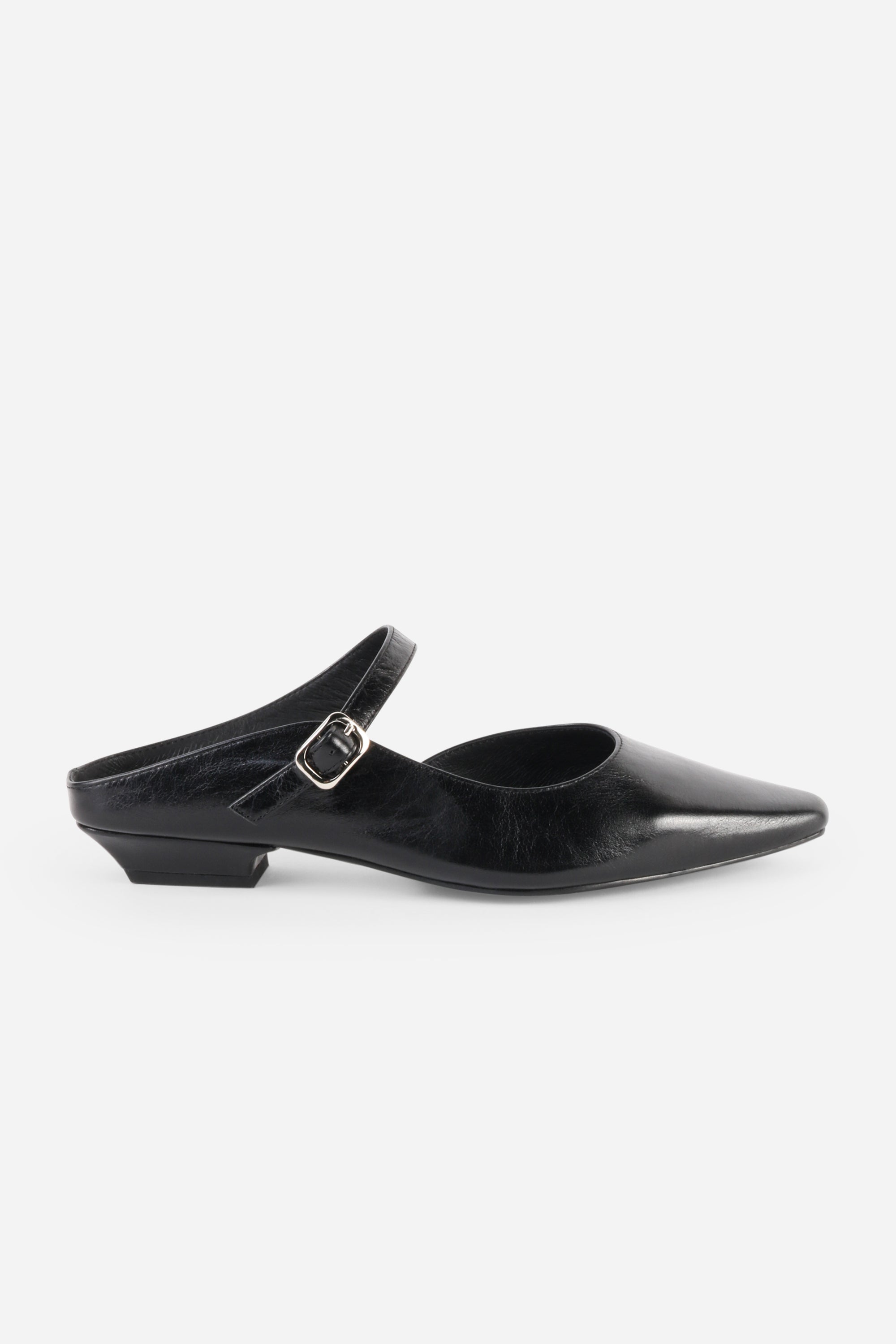 INTENTIONALLY __________. Nona Leather Flat Mule