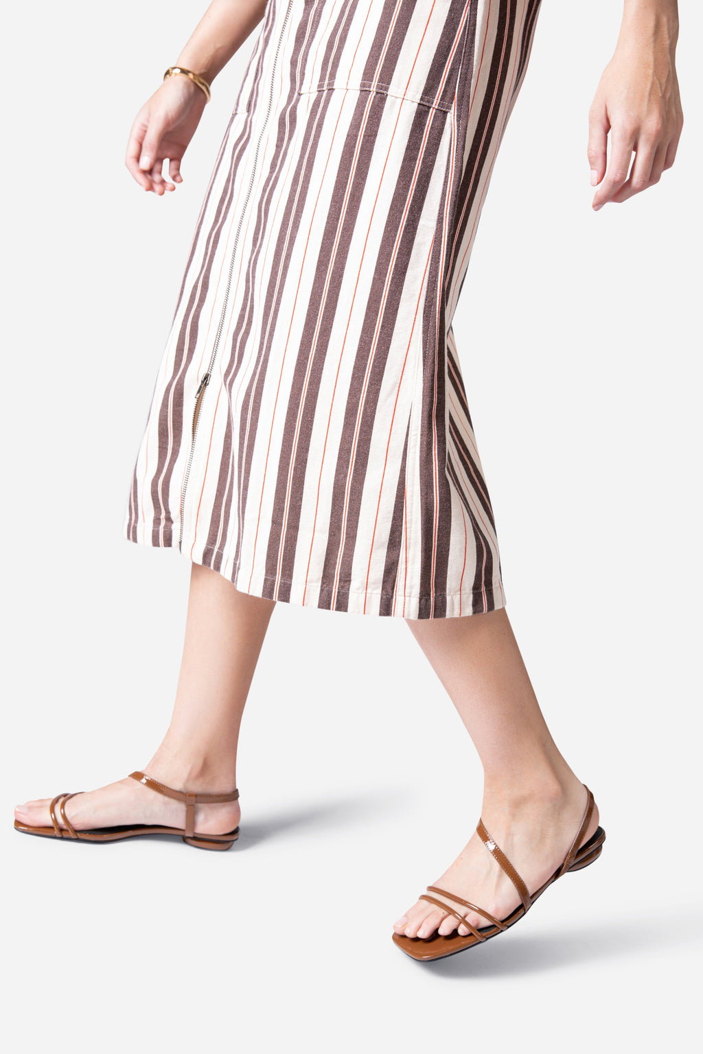 INTENTIONALLY __________. Nonfiction Flat Sandal