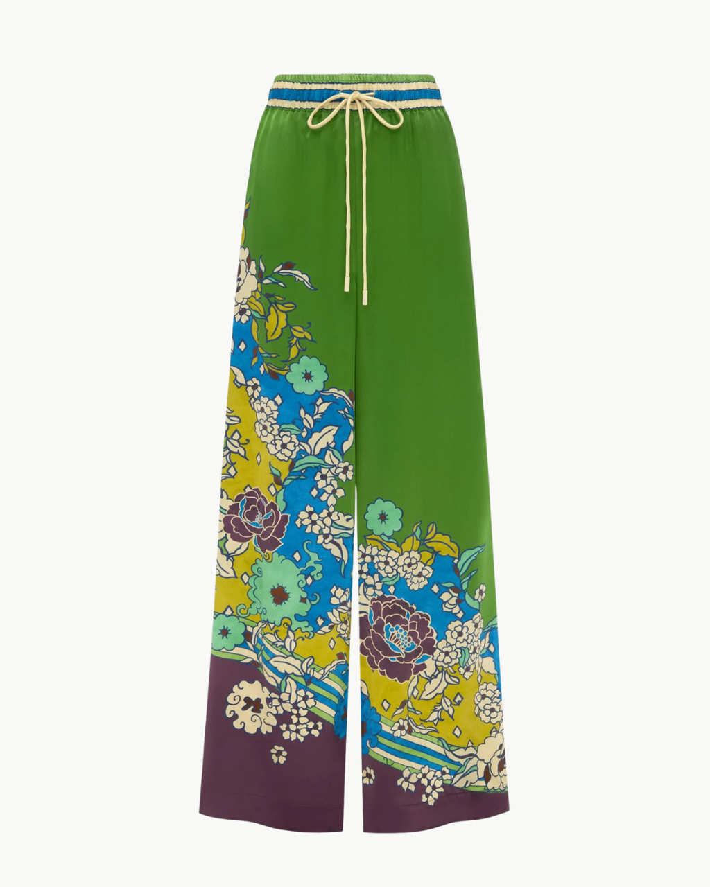 ALÉMAIS Nanci Silk Pant - Multi