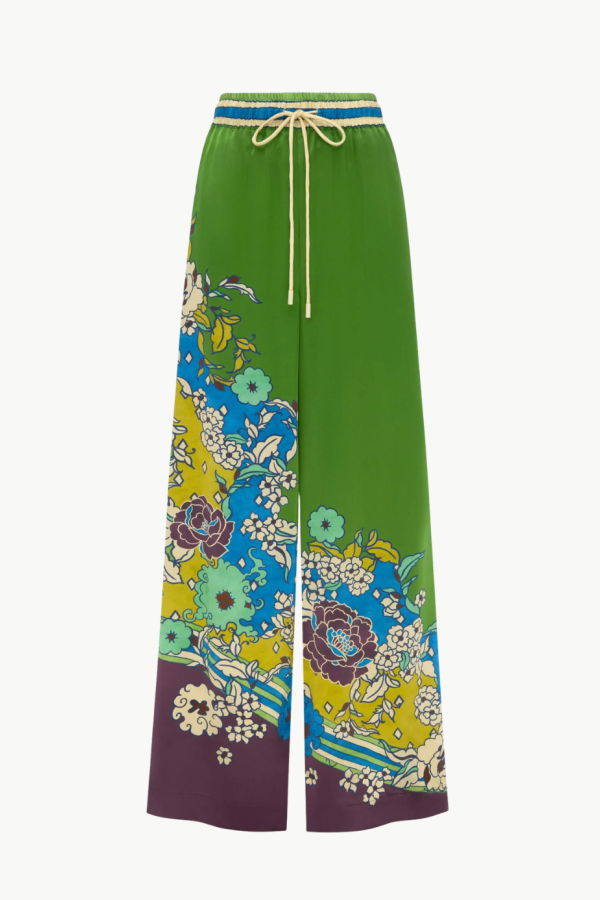ALÉMAIS Nanci Silk Pant - Multi