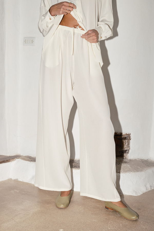 Datura Silk Judo Pants - Nata