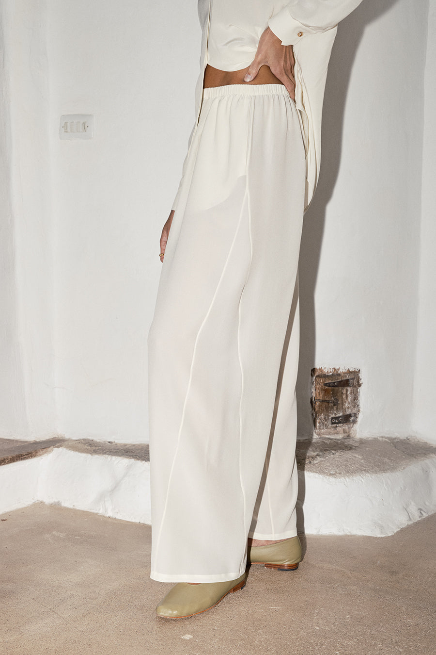 Datura Silk Judo Pants - Nata