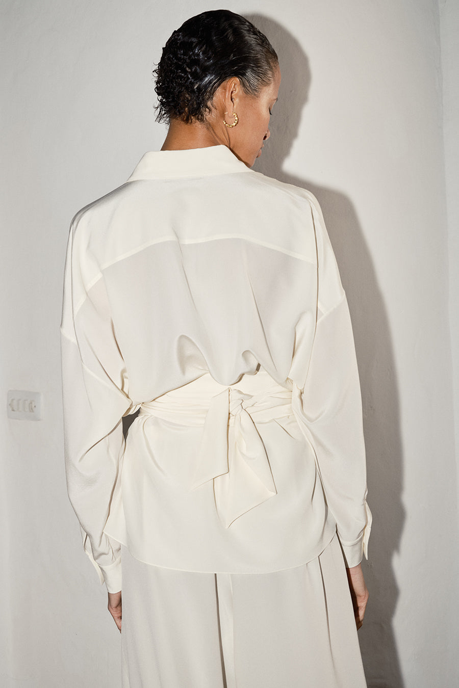 Datura Silk Ren Blouse - Nata