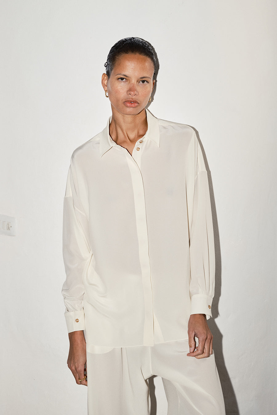 Datura Silk Ren Blouse - Nata