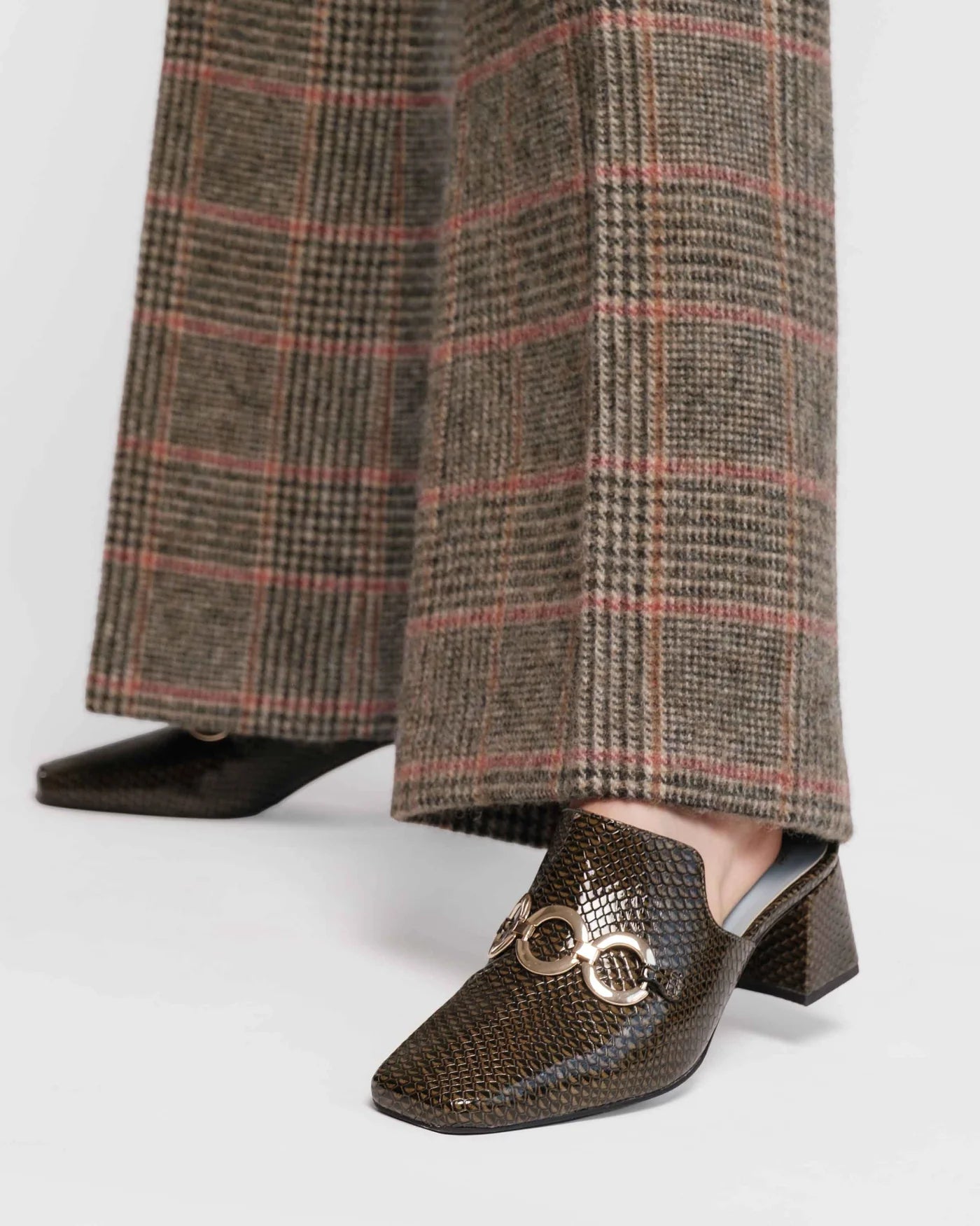 Frances Valentine Natty Mule - Olive