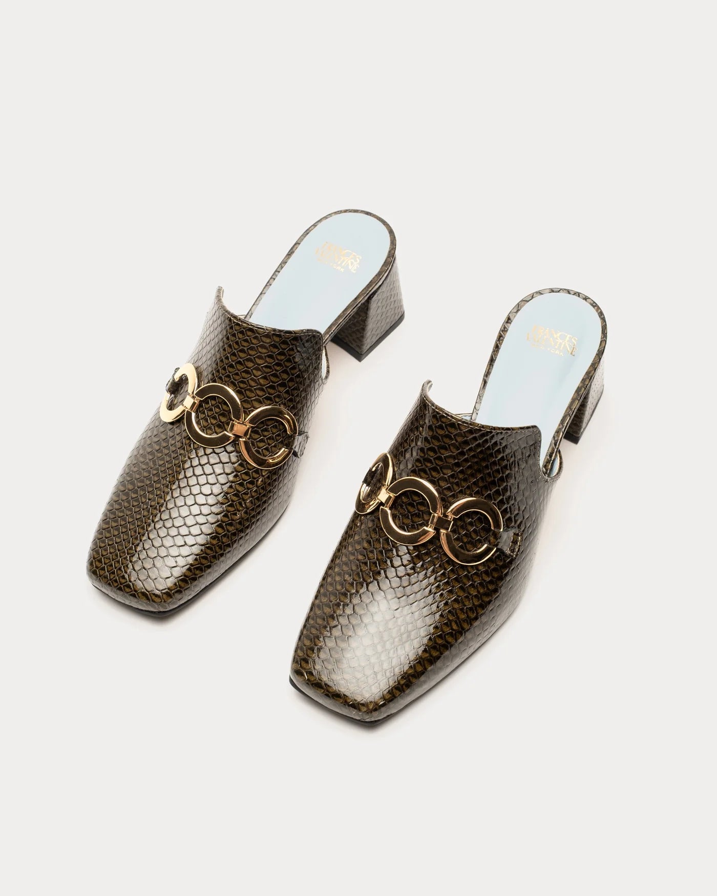 Frances Valentine Natty Mule - Olive