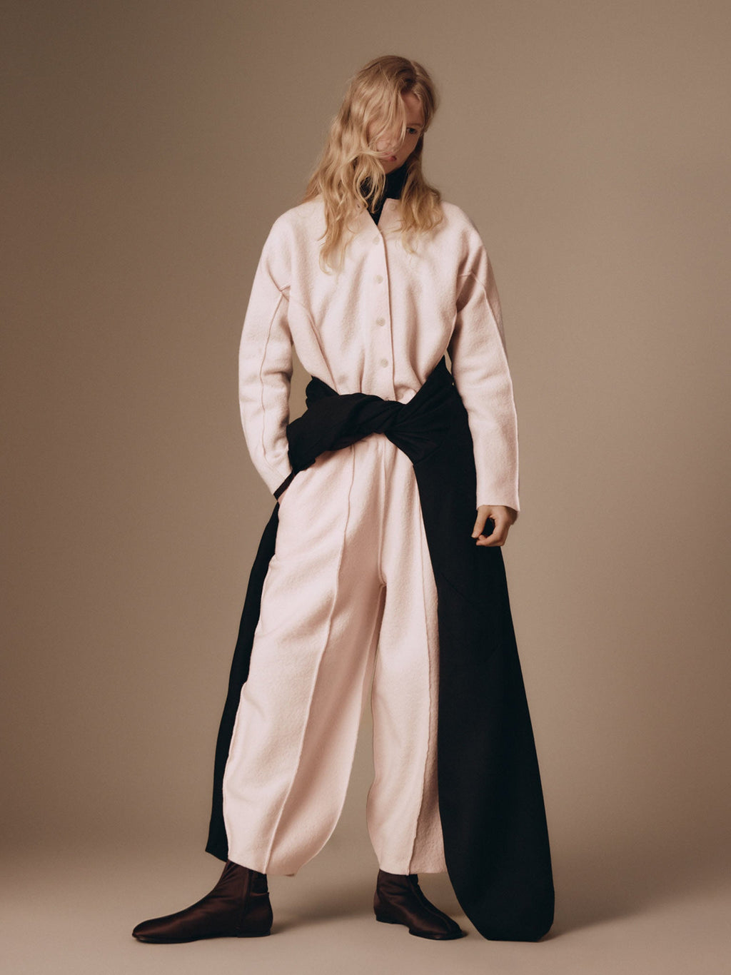 Rus Nave Pants - Pale Pink