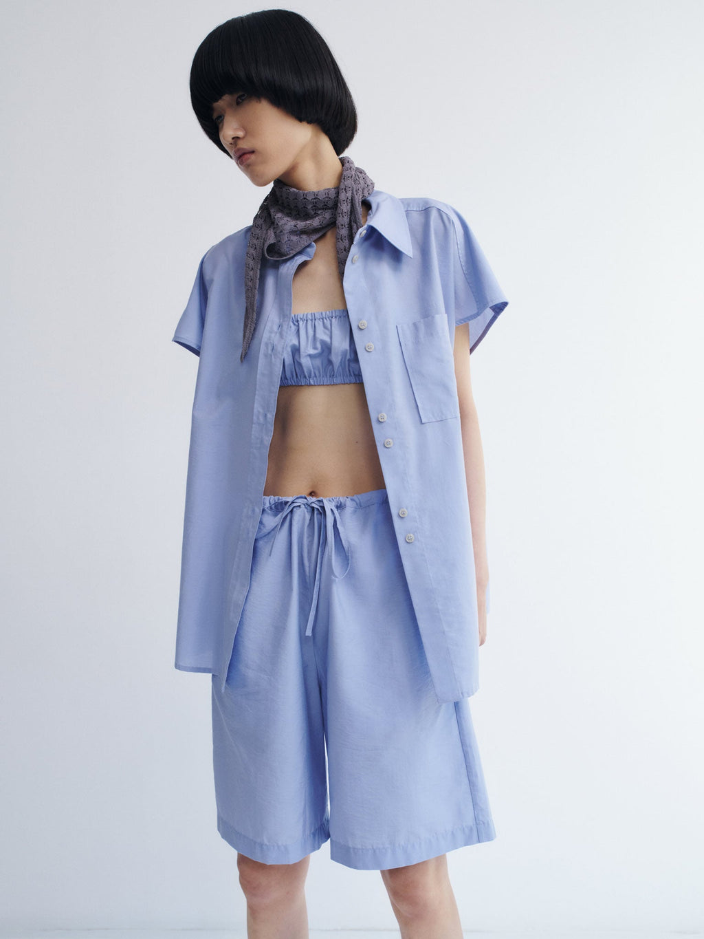 Rus Negoto Shirt - Salvia Blue