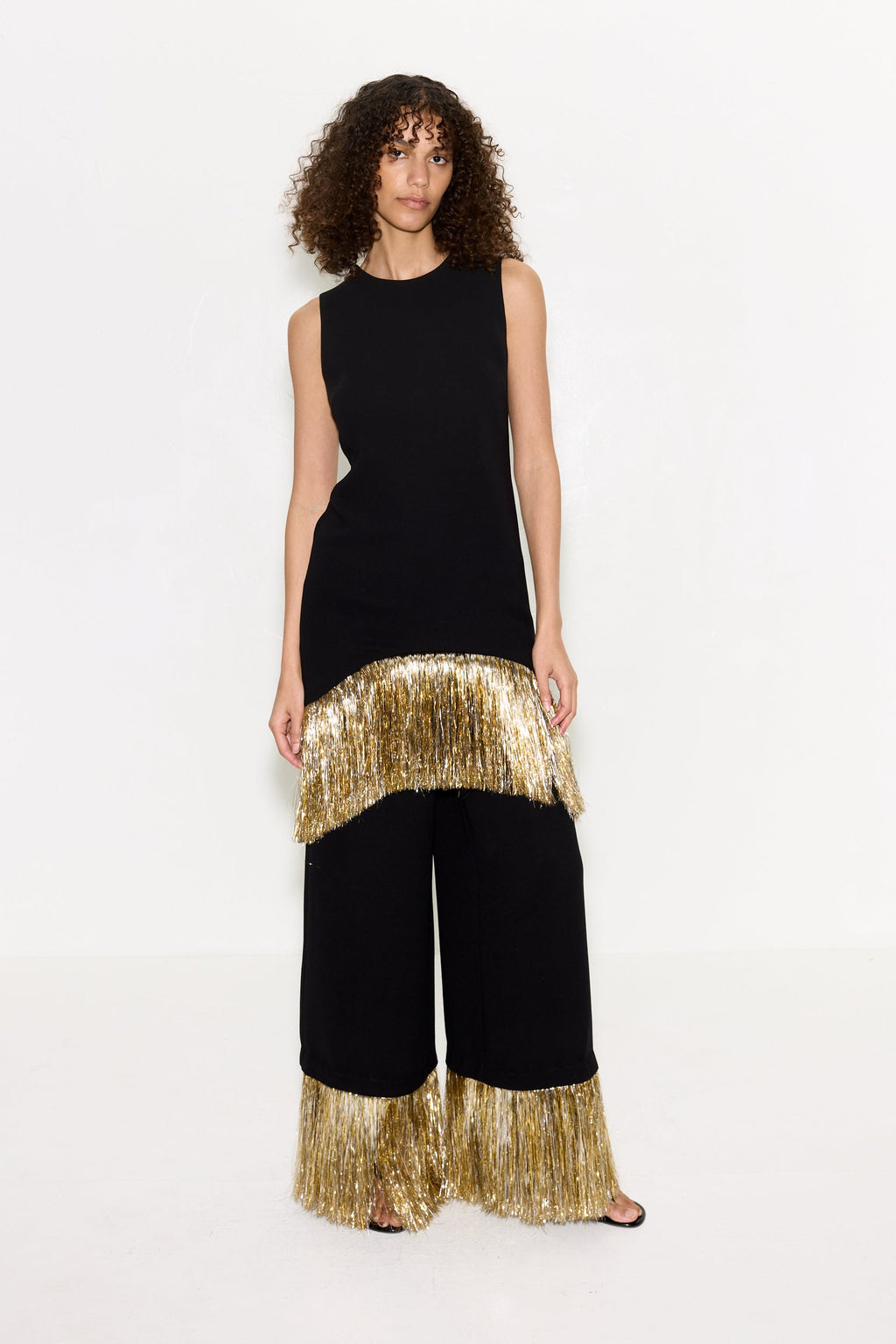 Simon Miller Nella Fringe Pant - Black