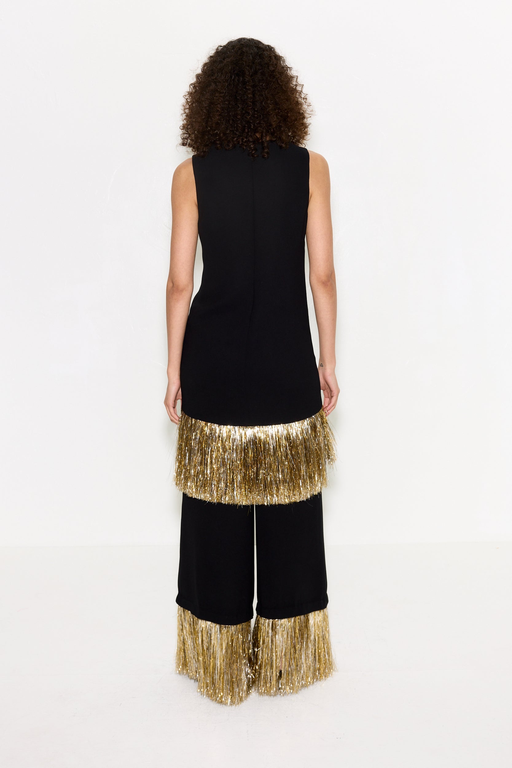 Simon Miller Nella Fringe Pant - Black
