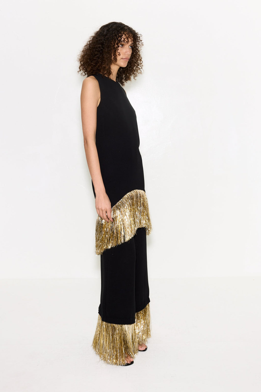 Simon Miller Nella Fringe Pant - Black
