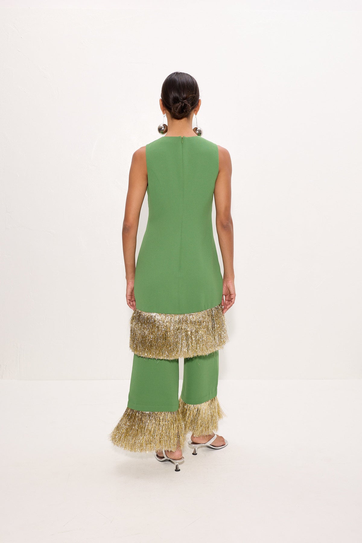 Simon Miller Nella Fringe Pant - Spruce Green